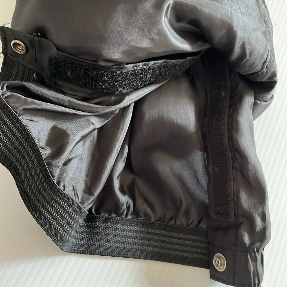 Faded Glory black bib overall snow pants.  Size medium